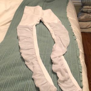 NWOT White ALO mesh goddess leggings